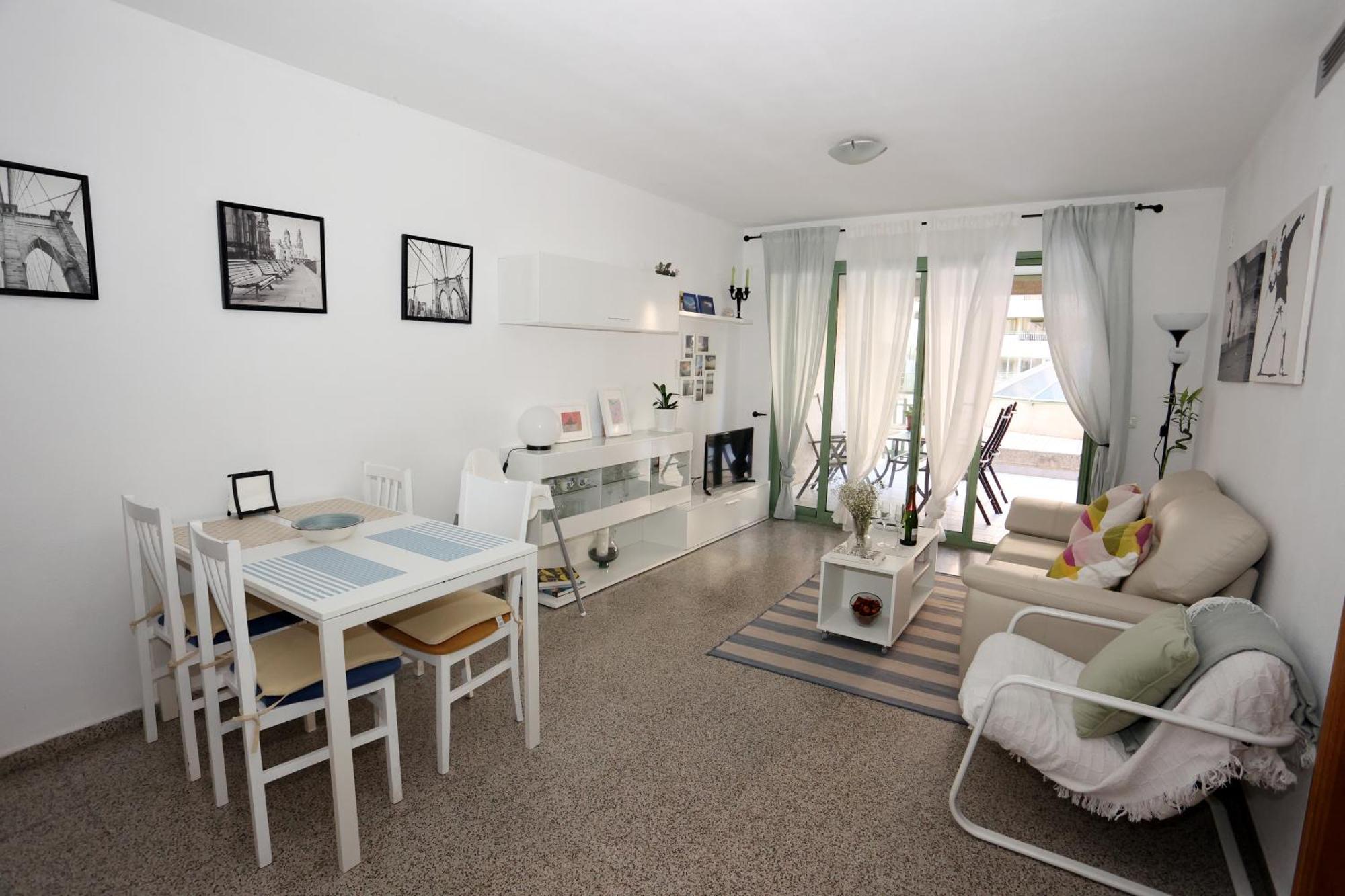 Apartamento Dos Habitaciones Primera Linea De Playa 瓦伦西亚 外观 照片